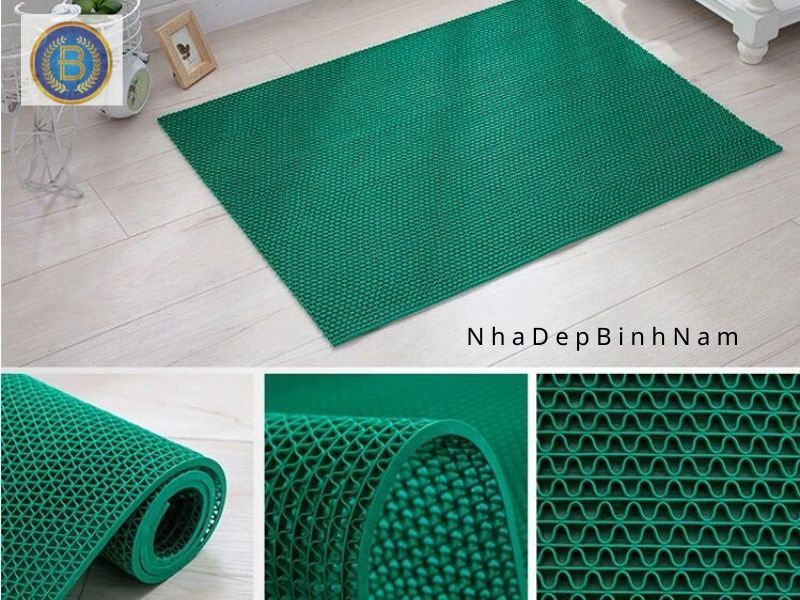 Thảm nhựa lưới chống trượt hàng dày 5.5mm