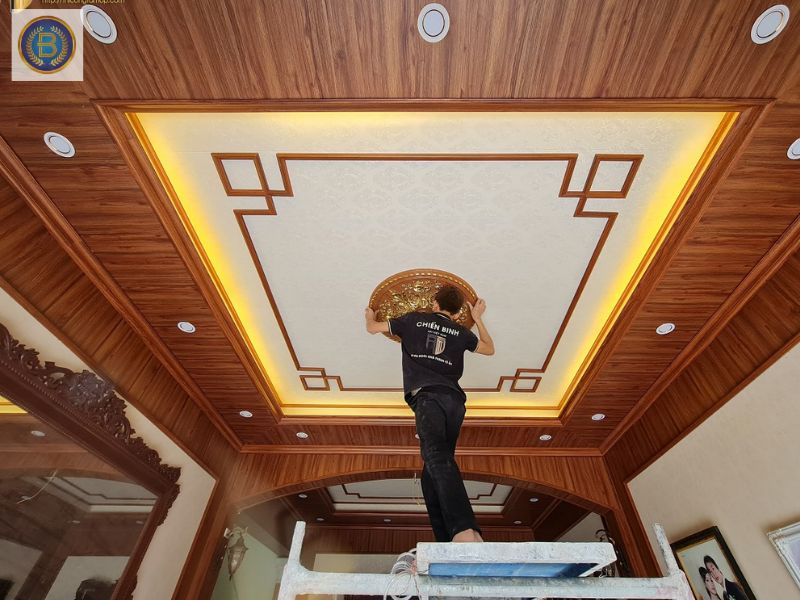 Công trình mà Bình Nam hoàn thiện bằng Tấm Ốp Nhựa làm Trần Giật Cấp Công trình mà Bình Nam hoàn thiện bằng Tấm Ốp Nhựa làm Trần Giật Cấp