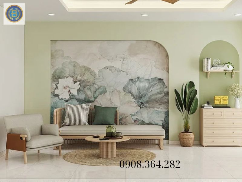 Giấy Dán Tường sau hoàn thiện