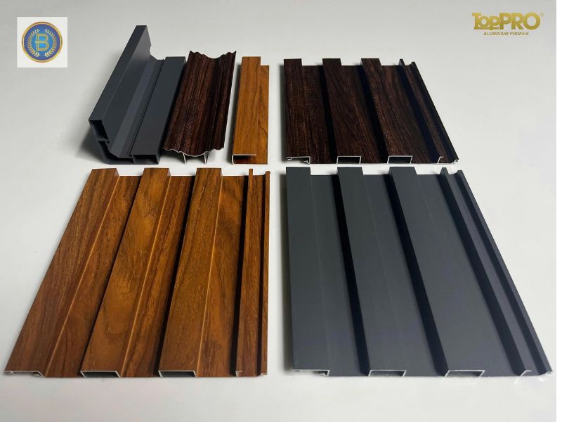 Lam sóng nhôm thay thế Gỗ Nhựa Ngoài Trời Lam sóng nhôm thay thế Gỗ Nhựa Ngoài Trời