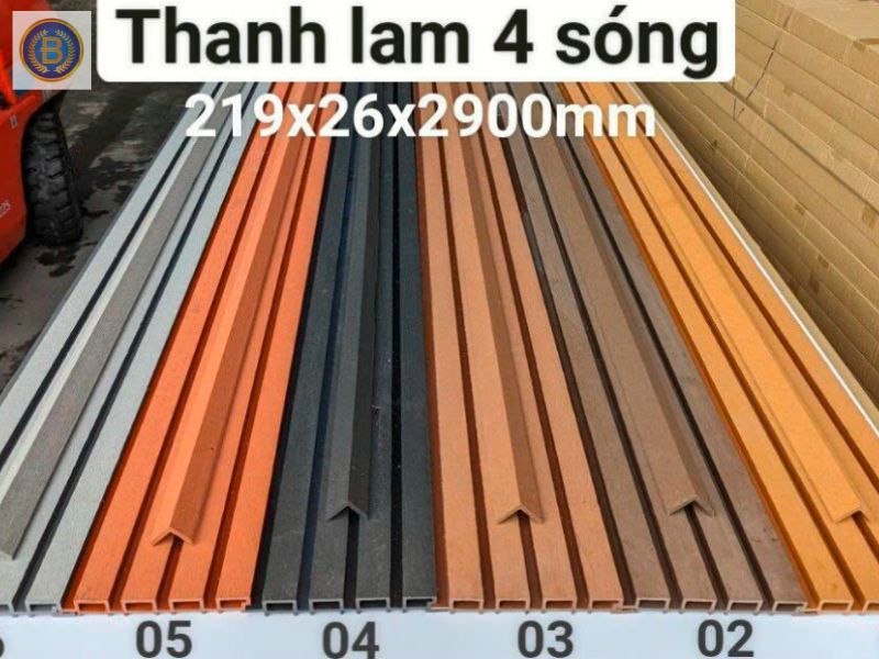 Các mẫu lam 4 sóng ngoài trời