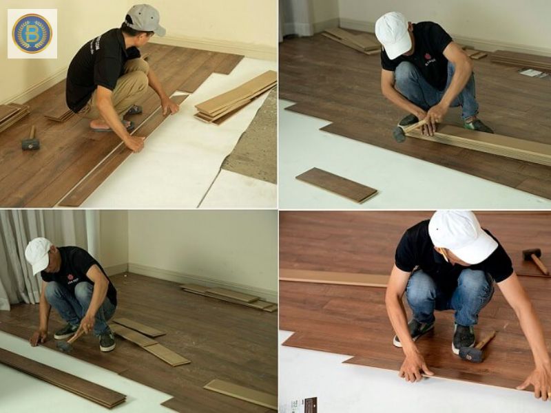 Thợ thi công Sàn Nhựa Hèm Khóa chuyên nghiệp  Thợ thi công Sàn Nhựa Hèm Khóa chuyên nghiệp