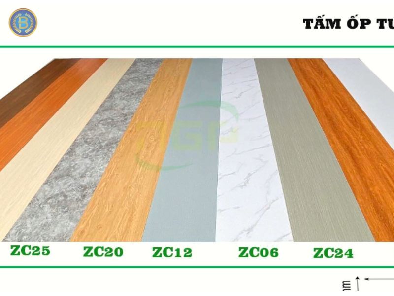 Bảng màu Tấm Ốp Zico đa dạng mẫu Bảng màu Tấm Ốp Zico đa dạng mẫu