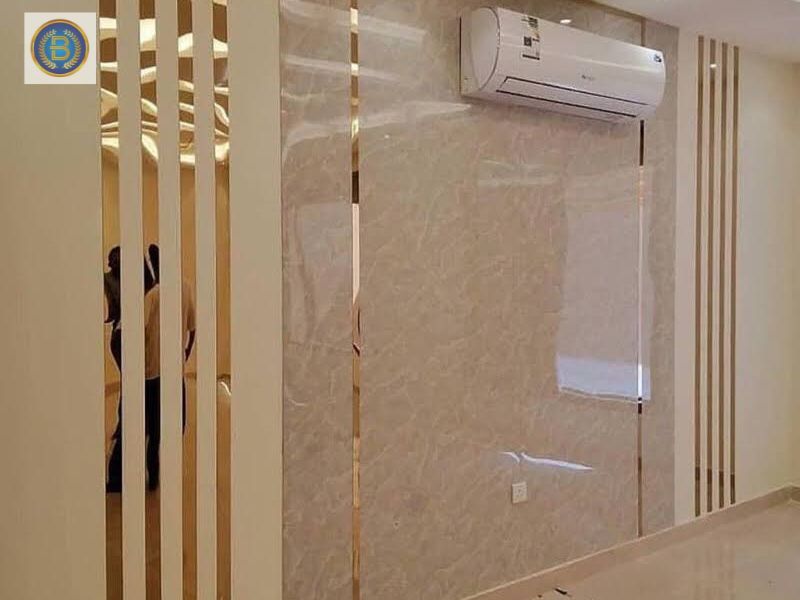 Công trình Tấm ốp PVC sau hoàn thiện