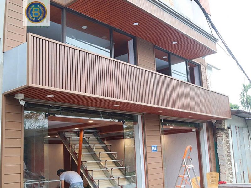 Công trình Tấm Ốp Lam Sóng Ngoài Trời hoàn thiện Công trình Tấm Ốp Lam Sóng Ngoài Trời hoàn thiện