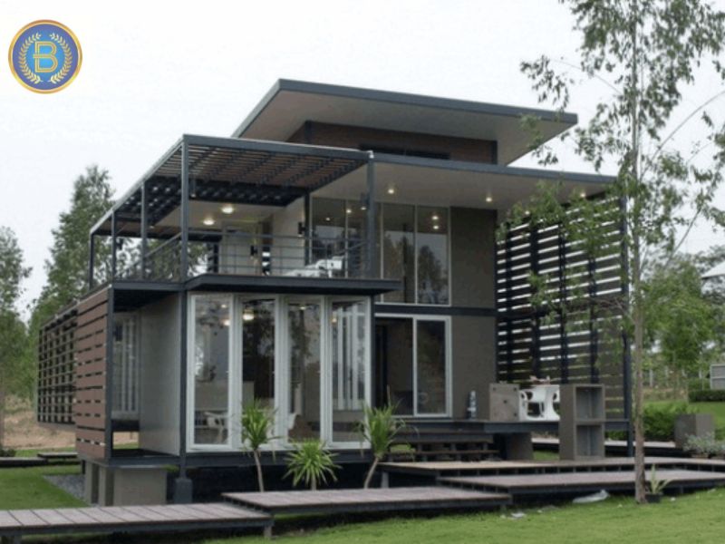 Nhà Lắp Ghép kết cấu khung kèo thép