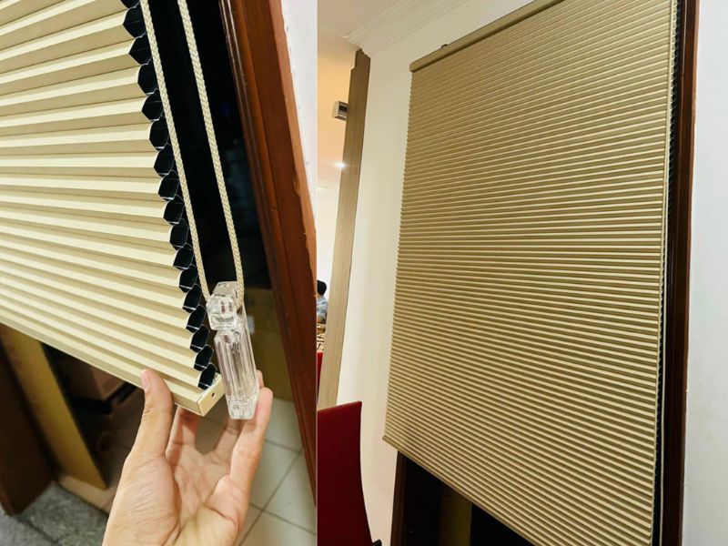 Khung kéo và hệ khung của Rèm Tổ Ong