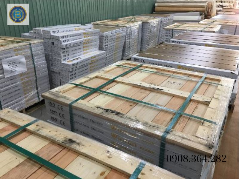 Kho hàng Sàn Vinyl tại Nhà Đẹp Bình Nam