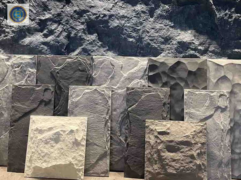 Cận chất Tấm ốp PU giả đá Cận chất Tấm ốp PU giả đá