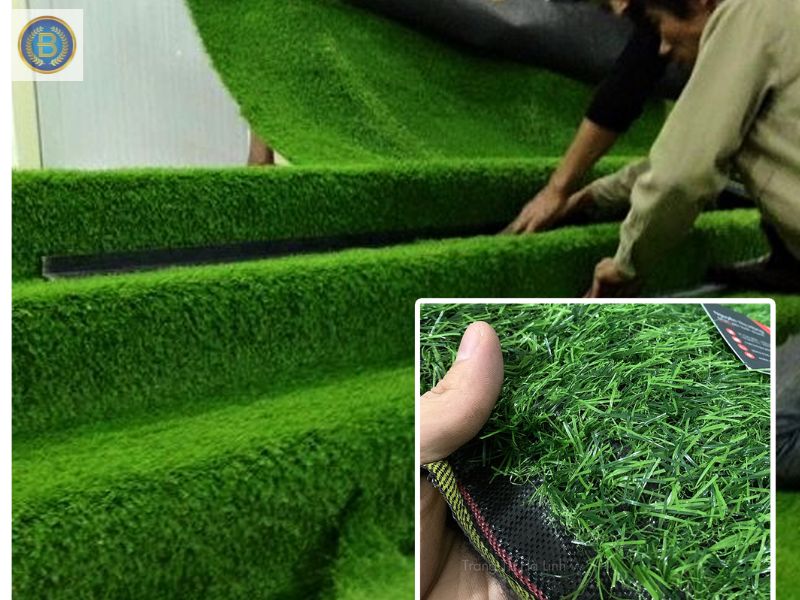 Thi công thảm cỏ nhựa nhân tạo