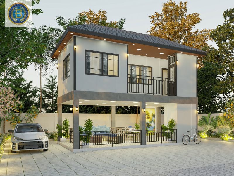 Mẫu nhà phố thông tầng cho khách tham khảo