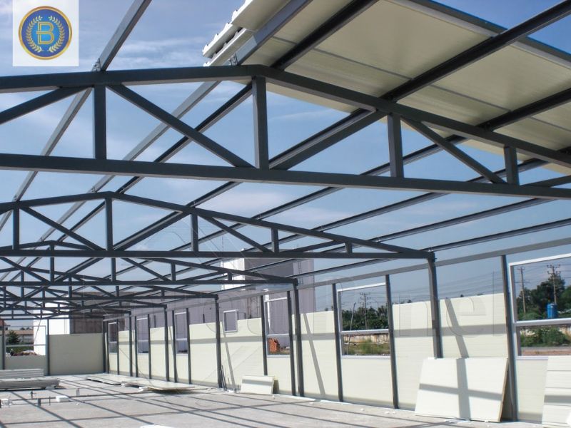 Cấu tạo Khung thép của Nhà lắp ghép 