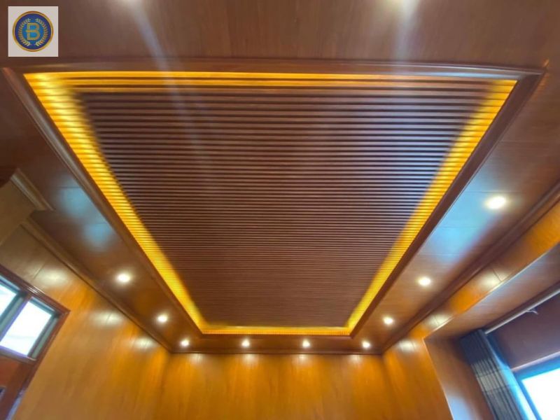 Hoàn thiện công trình Trần nhựa giật cấp cho chị khách ở Biên Hòa