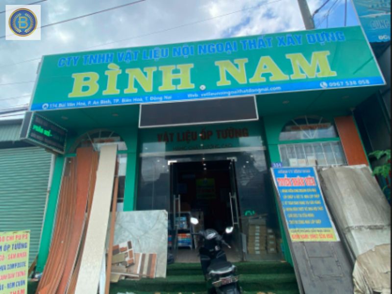 Mặt tiền Bình Nam tại chi nhánh Biên Hòa Mặt tiền Bình Nam tại chi nhánh Biên Hòa