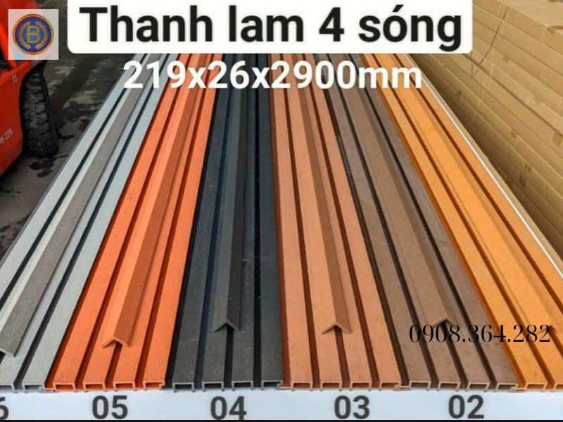 Các màu Lam 4 Sóng Ngoài Trời