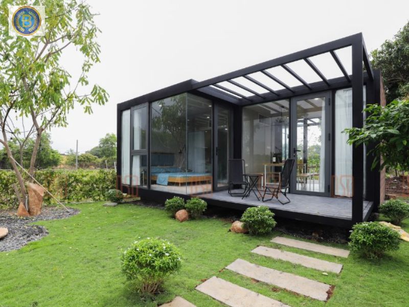 Mẫu Nhà Lắp Ghép sân vườn Mẫu Nhà Lắp Ghép sân vườn